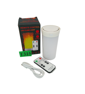 LAMPA LED Z EFEKTEM PŁOMIENIA BEZPRZEWODOWA MAGNES PILOT TIMER USB 1200mAh