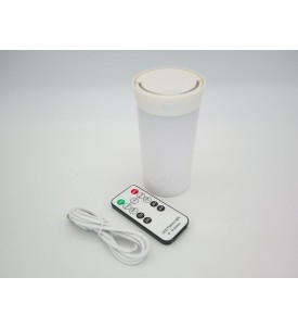 LAMPA LED Z EFEKTEM PŁOMIENIA BEZPRZEWODOWA MAGNES PILOT TIMER USB 1200mAh