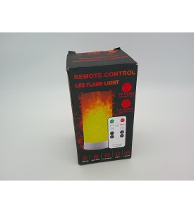 LAMPA LED Z EFEKTEM PŁOMIENIA BEZPRZEWODOWA MAGNES PILOT TIMER USB 1200mAh