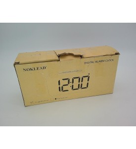 CYFROWY BUDZIK NOKLEAD 5252 LED ZEGAR DRZEMKA REGULACJA JASNOŚCI USB