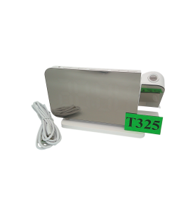 BUDZIK CYFROWY EN8853B RGB Z PROJEKTOREM LUSTRZANY LED USB-C BIAŁY